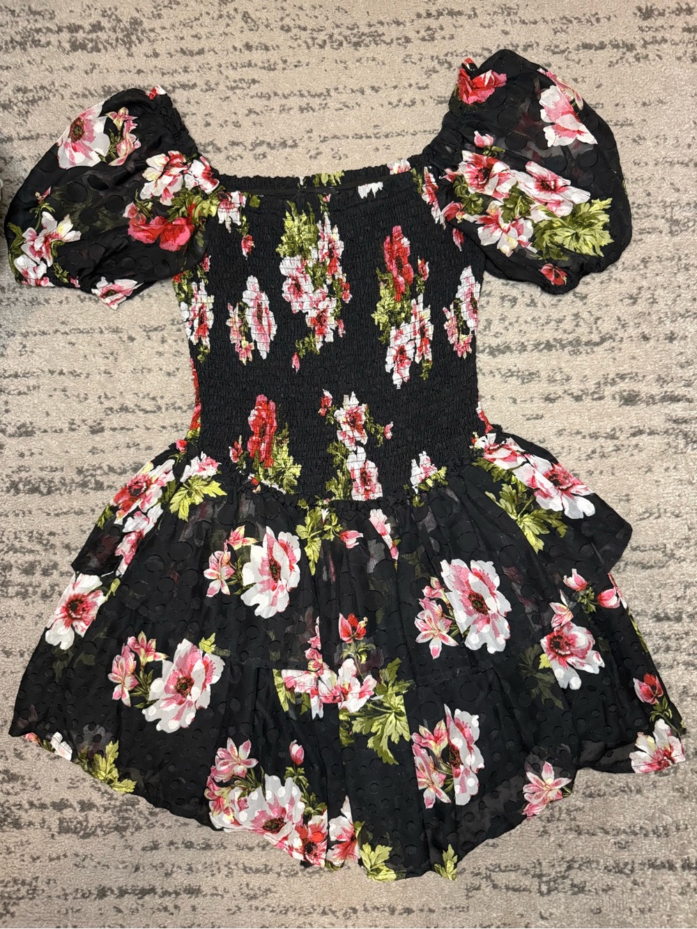 Vici Black Floral dress